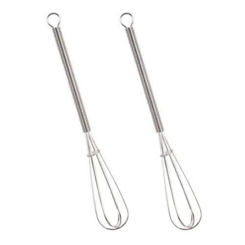 미니 핸드블렌더 스텐 거품기 1+1, 2개, 18cm