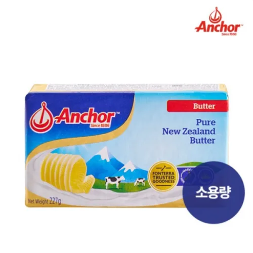 앵커PF버터 227g 1개 (무가염 - 나트륨 함유제품), 227g, 1개