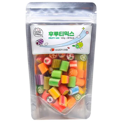 후루티믹스 100g 팩 수제캔디 수제사탕 과일맛사탕, 100g, 1개