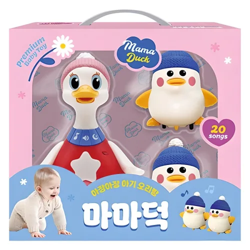 아장아장 아기 오리랑 마마덕, 혼합색상, 1개