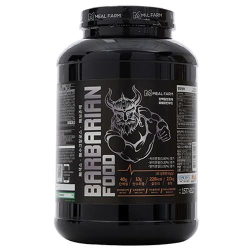 밀팜 바바리안푸드 단백질보충제 프로틴 파우더 쉐이크 ISP WPC 헬스 2kg 1통, 2kg, 1개