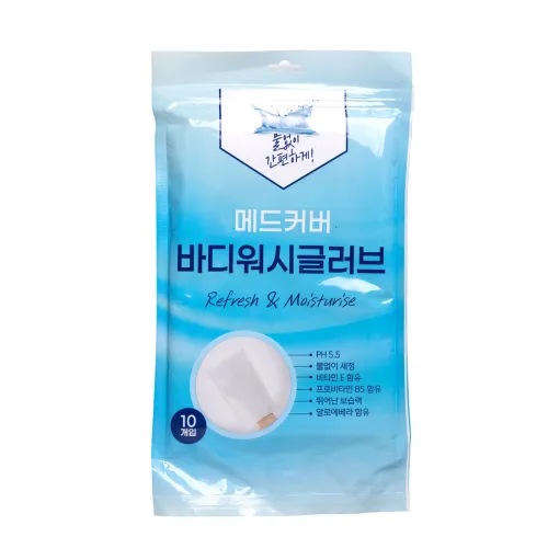 메드커버 샴푸 캡 바디 샤워티슈 물티슈 노린스 물없는 샴푸 출산 임산부 선물 입원 간병인 준비물 캠핑 야외