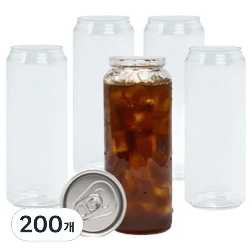 커피보니 뚜껑포함 캔시머 캔 500ml