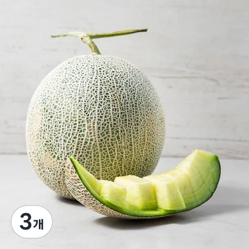 당도선별 머스크멜론, 1.6kg, 3개
