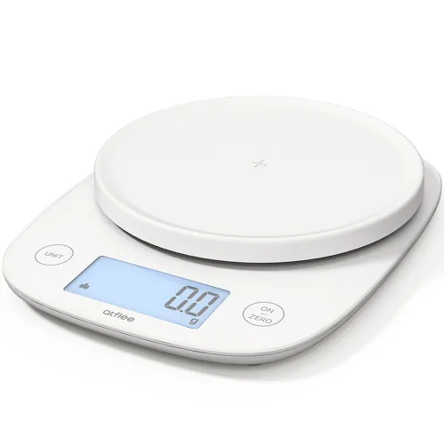앳플리 FS6 디지털 주방저울, 1kg, 화이트, M89100