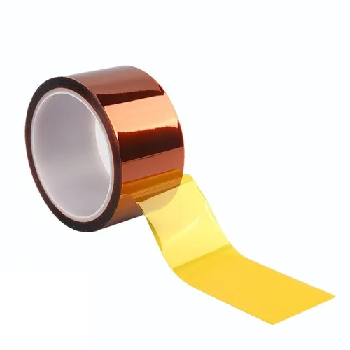 MG커머스 폴리이미드 캡톤테이프 카프톤 테이프 25mm 33m PCB 납땜 내열 절연 회로기판 고온 실리콘, 1개