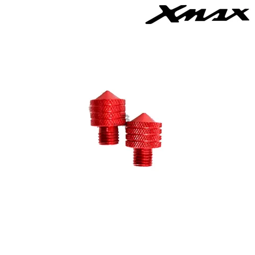 오토바이 미러캡 볼트 XMAX 튜닝 미러볼트 범용 순방향, 1세트