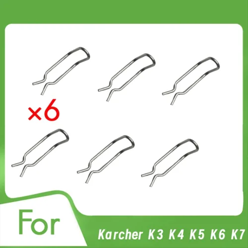 6 PCS 50372210 Karcher K3 K4 K5 K6 K7 압력 와셔 호스 파이프와 호환용 압력 와셔 스프링 클램프