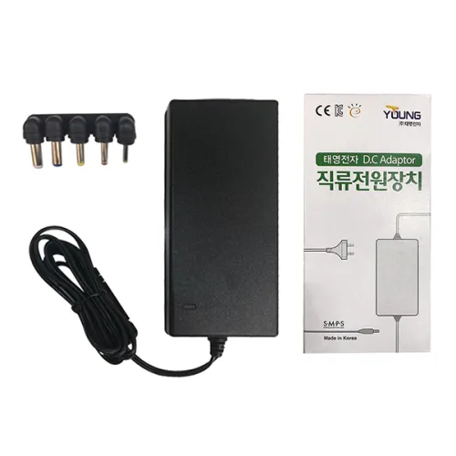 태영전자 전자식아답터 TY 12V 5A 코드분리형, 단일색상, 1개