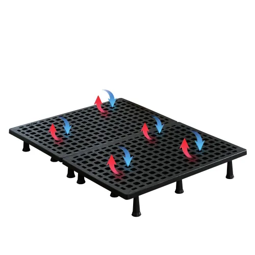 플라스틱 침대 프레임 바닥 깔판 S SS D Q 10cm 15cm 20cm발통, 단일색상
