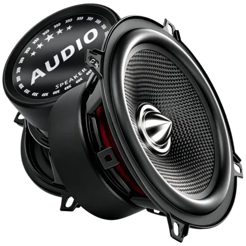 WdiYa 5.25인치 4옴 600W 검정색 유리섬유 중저음 자동차 스피커, 1박스, YS-525-020