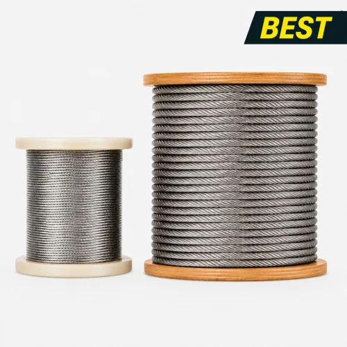 스텐와이어로프 0.8mm 1mm 1.2mm 1.6mm 2mm 2.4mm 3mm 4mm 5mm 6mm 8mm, 1개