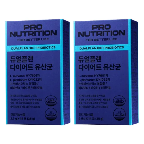 PRONUTRITION 듀얼플랜 다이어트 유산균 프로바이오틱스 14p, 2개, 14회분