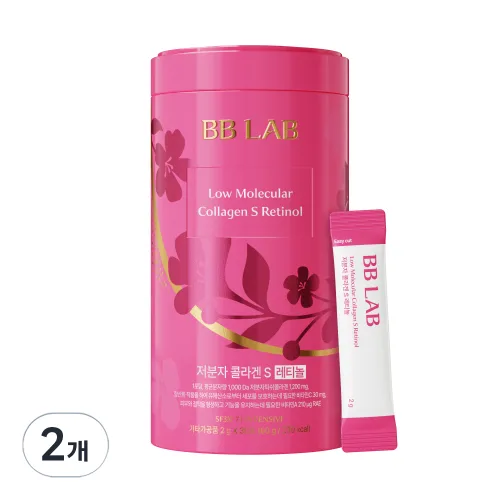 비비랩 저분자 콜라겐 S 레티놀, 60g, 2개