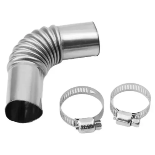 Webasto 보트 히터 자동차 난방 부품 용 클립이있는 24mm 엘보 파이프 에어 주차 히터 배기 튜브 커넥터