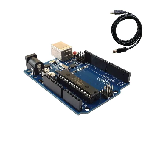 아두이노 우노 R3 DIP 호환보드 ATmega328P 전자회로 개발보드(케이블 1m 포함), 1개