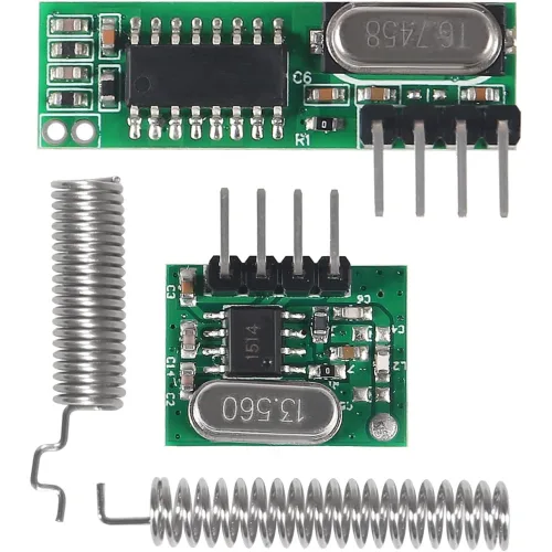 433MHz 무선 RF 송수신 모듈 안테나 포함 ASK 원격제어 모듈 아두이노 DIY 키트, 1개