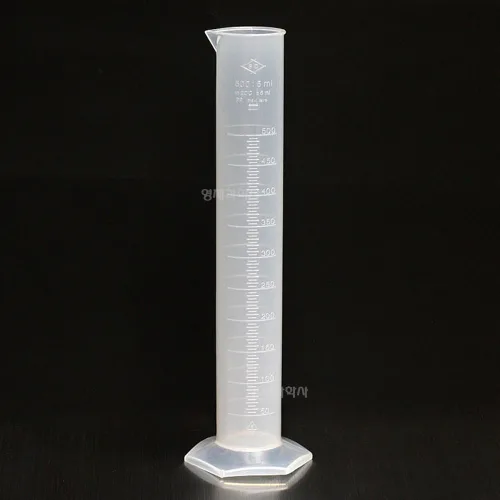국산 플라스틱 메스실린더 500ml~ 규격선택 과학실험