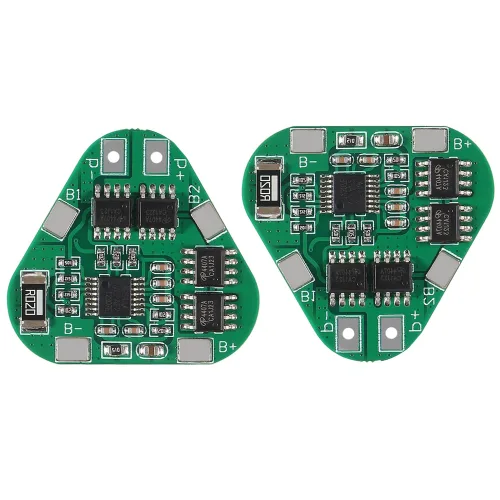 3S 12V 8A 리튬 배터리 보호 회로, 10.8V 11.1V 12.6V PCB BMS 과충전 과방전 보호 모듈, 2개