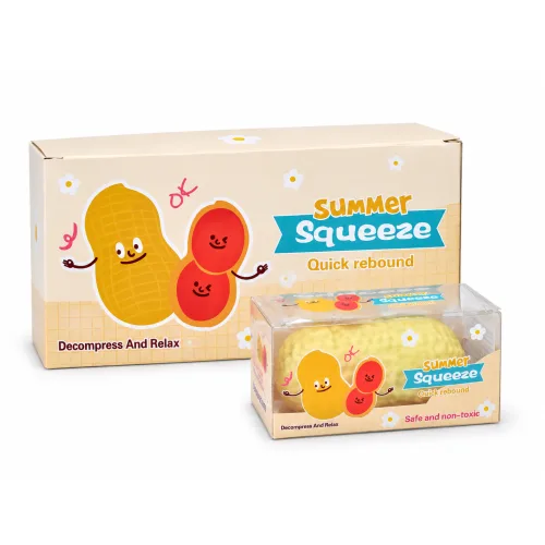 땅콩 크런치 스퀴시, 12개, 100g, 땅콩색
