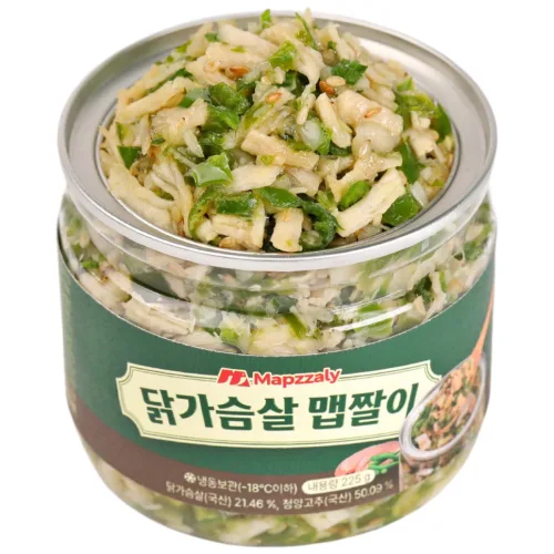 셰프애찬 부드러운 닭가슴살과 매콤한 청양고추 닭가슴살 맵짤이, 2개, 225g