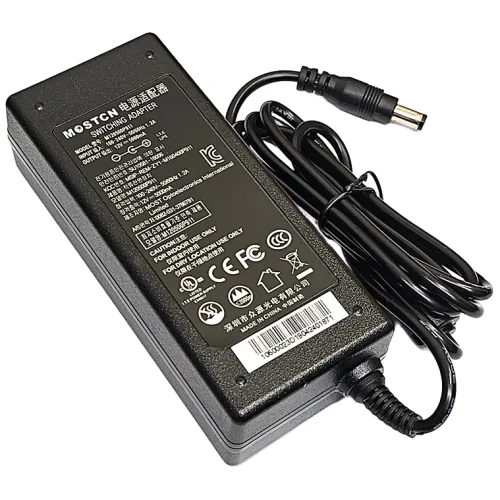 MOSTCN 정품 M120500P911 / 12V 5000mA 모니터 전원 어댑터, 블랙+케이블, 1세트