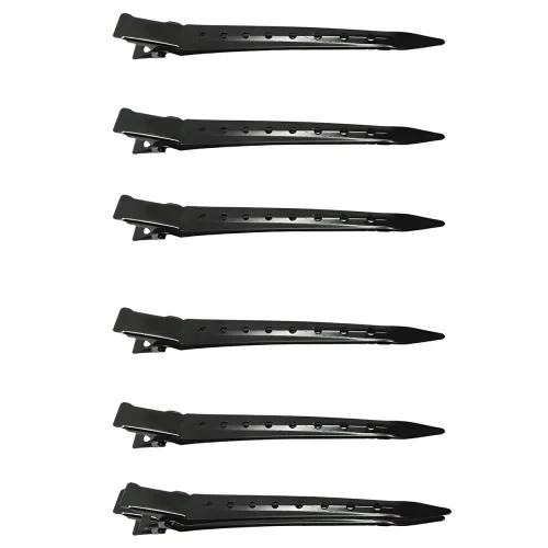 아이코어스 헤어집게핀 9cm, 블랙, 6개
