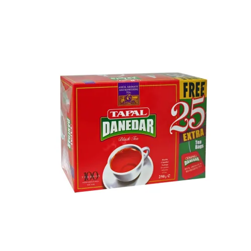 TAPAL Danedar Black Tea Teabags Pakistan 타팔 다네다르 홍차 티백 파키스탄, 5개, 125개입, 2g