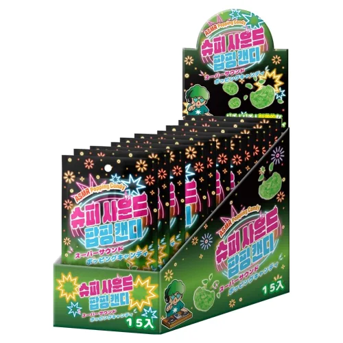 슈퍼사운드 팝핑캔디 멜론향, 10g, 15개