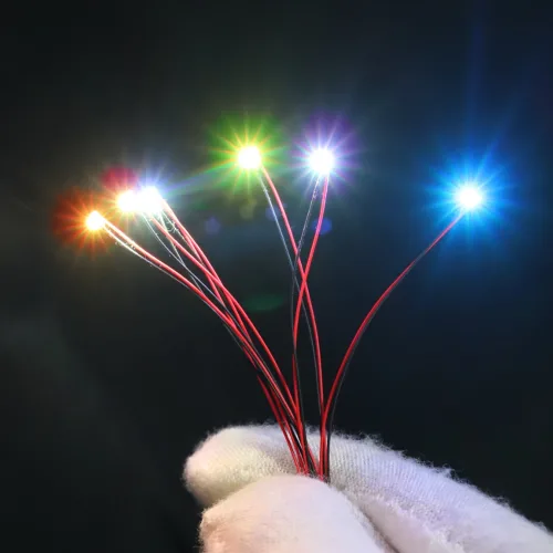 핸셀 건담 프라모델 DIY 미니어처 디오라마 마이크로 LED 3V, 미니어처LED 블루, 5개