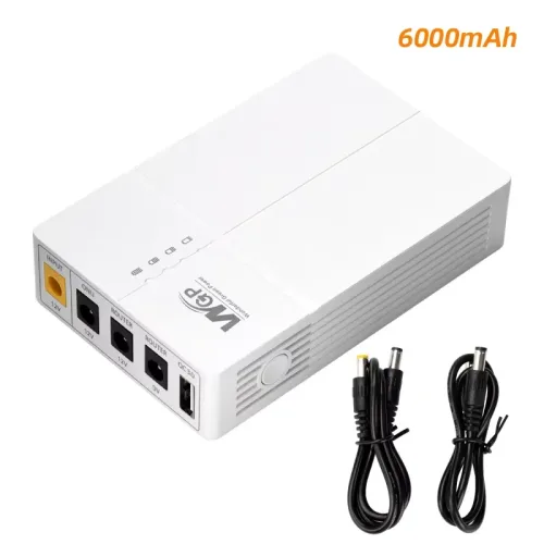 AD2P DC 미니 UPS 무정전 전원 공급 장치 긴 배터리 수명 6000mah 라우터 광 모뎀용