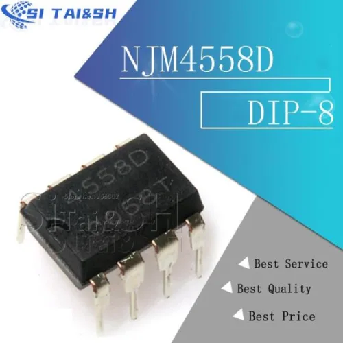 20PCS NJM4558D NJM4558 JRC4558D JRC4558 방수 쉘