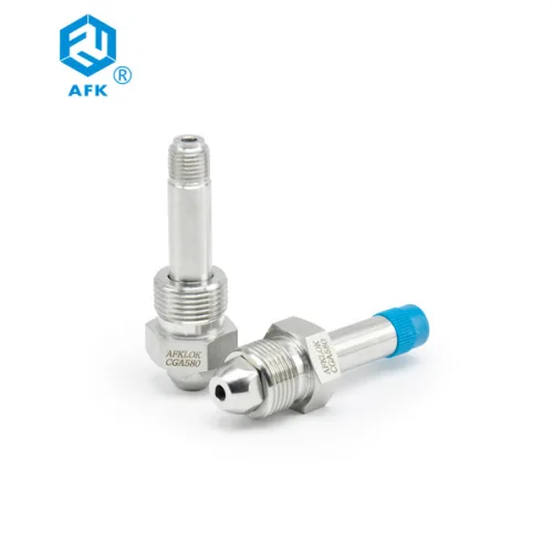 질소 헬륨 실린더 피팅 산소 연결용 스테인리스 4NPT CGA580 스틸 CGA330 316 CGA320