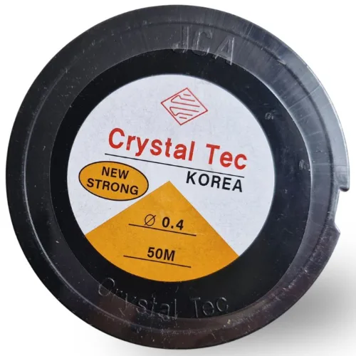 국산 크리스탈텍 우레탄줄 50mm - 비즈공예 부자재, 1개, 투명 0.3mm