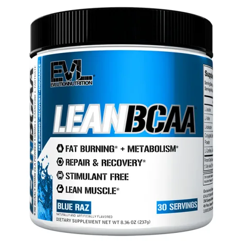 EVLUTIONNUTRITION 린 BCAA 블루 라즈 맛, 1개, 237g