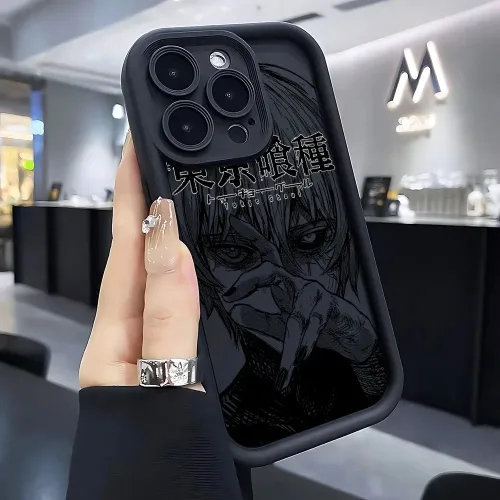 애니메이션 쿨 도쿄 구울 폰 케이스 모토로라 엣지 G15 G24 50 E14 G 플레이 60 40 네오 퓨전 프로 소프트