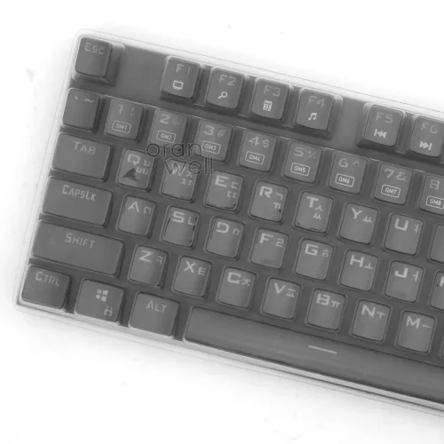 오랜웰 지클릭커 WMK800B 호환 107키 키보드덮개 커버 키스킨