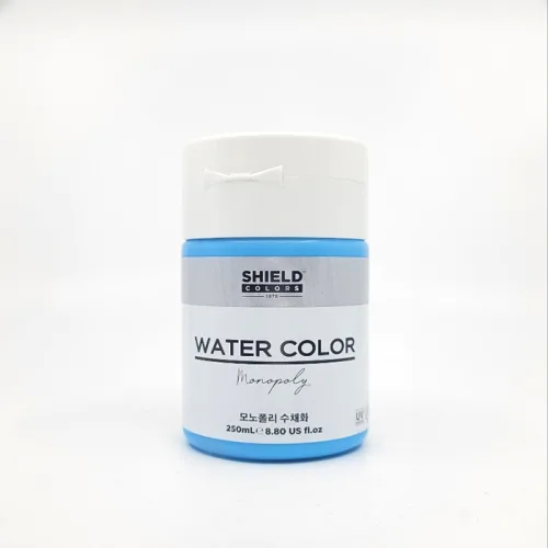 쉴드 모노폴리 수채화물감 하늘색, 250ml, 1색