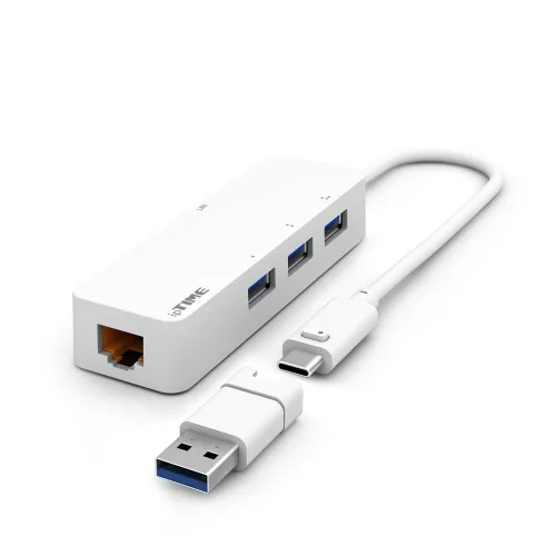 ipTIME 3포트 USB 3.0 Type A + C 랜카드