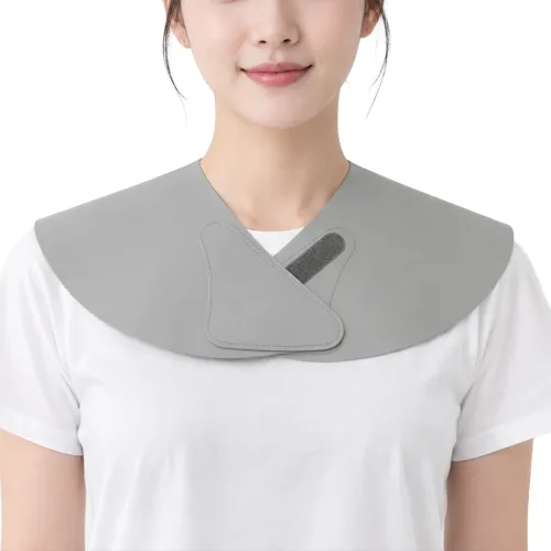 워크웰 넥커버 실리콘 바버샵 넥셔터 미용실 커트보 고정용, 1개, 그레이