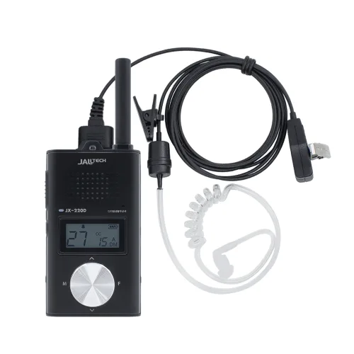 잘텍 슬림 디지털 생활무전기 JX-220D 블랙 1대 풀세트 이어폰 포함, 1개, JX220D