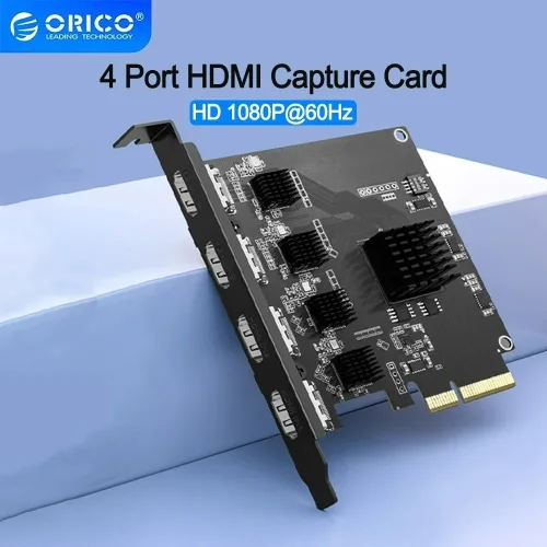 Acasis 4채널 HDMI PCIE HD 비디오 캡처 카드 1080p OBS Wirecast 스트리밍 스트리밍용 Adapte