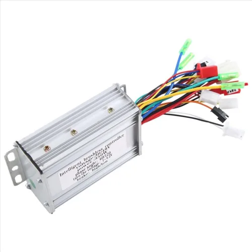 전기 스쿠터 24V/36V/48V 250W 350W 15A eBike e- 스쿠터 용 속도 제한 라인이있는 3 개의 모드 브러시리스 컨트롤러