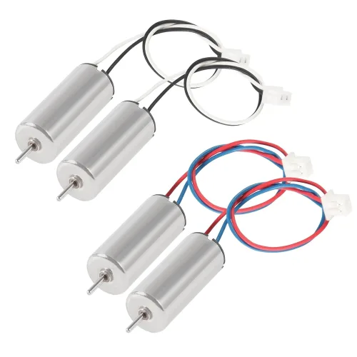615 코어리스 브러쉬 모터 6x15mm 19000KV 미니 DC 모터 JST-1.25 단자선 탑재 RC 쿼드콥터용, 4개