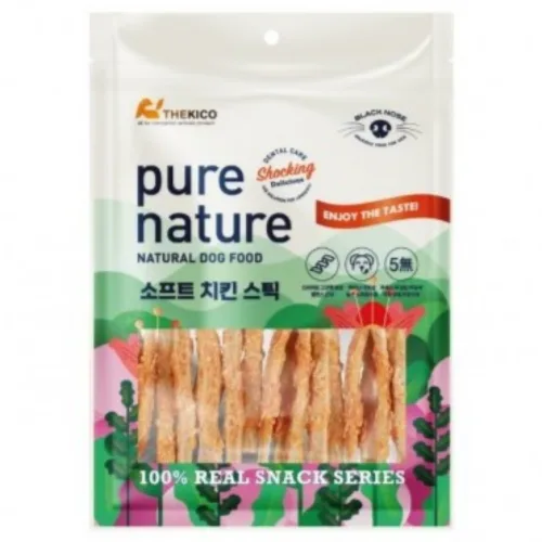 퓨어네이쳐 강아지 스틱, 소프트치킨스틱, 160g, 6개