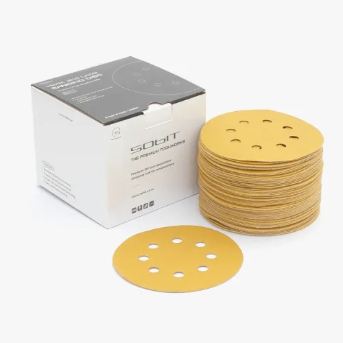 쏘비트 125mm 8홀 원형사포 (100개입) 샌딩페이퍼 목재작업 페인트제거 입도선택1