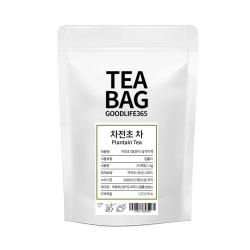 굿라이프365 차전초 질경이 삼각티백, 1.5g, 1개, 50개입