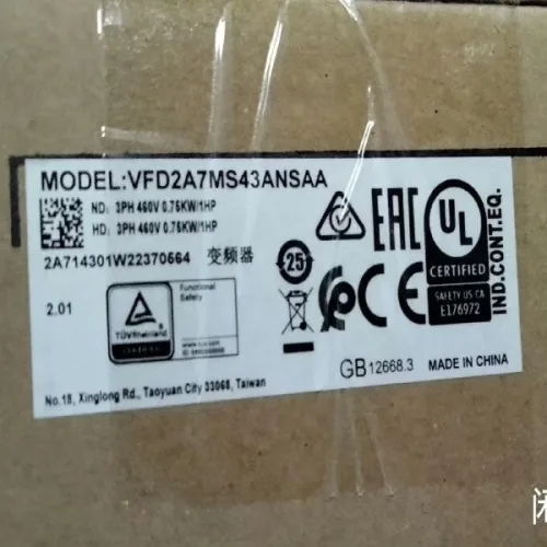 VFD2A7MS43ANSAA 델타 인버터 MS300 시리즈