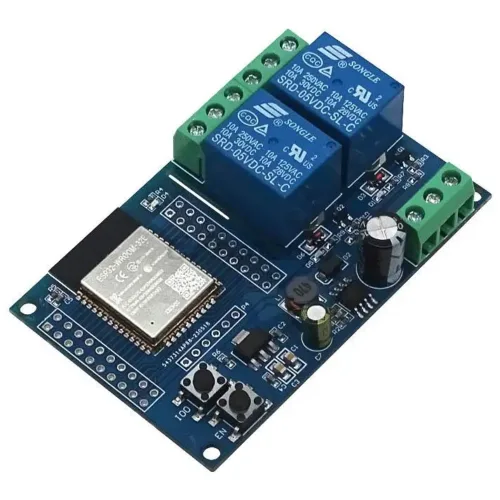 ESP32 홈 IoT 릴레이 모듈 2채널 개발보드, 1개