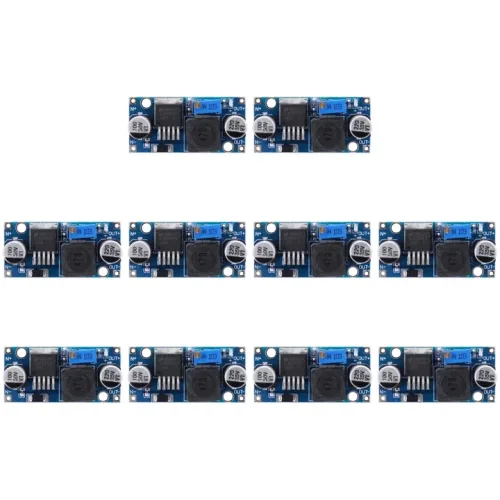 LM2596 스텝 다운 3V 전원 가능한 12V 24V 5V 장치 모듈 조정기 조정 ARDUINO용 3A 전압 10 공급